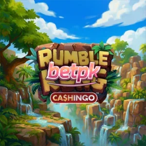 Isang visual na representasyon ng Rumble Kong Cashingo slot na nagpapakita ng jungle theme at ang CASHINGO grid.